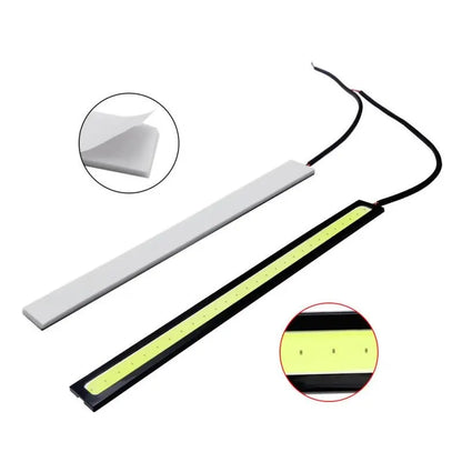 2pcs 17cm Universal Waterproof Daytime Running Lights | COB Fog Lamp Strip Lights