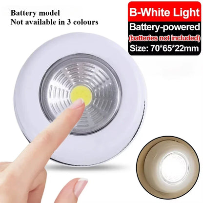 Portable LED Night Light | USB Rechargeable Touch Lamp for Bedroom