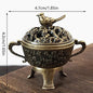 Elephant Lotus Incense Burner | Metal Incense Holder for Yoga Meditation