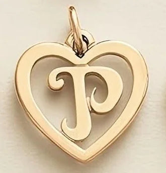 SUNIBI Stainless Steel Letter Heart Shape Hollow Pendant Charm for Bracelet Necklaces  for Women DIY Jewelry Making