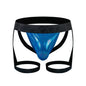 Men PU Faux Leather Jockstrap Harness Men Bondage Fetish Hombre Stage Nighclubwear Sexual Gay Underwear Pouch Strap Lingerie
