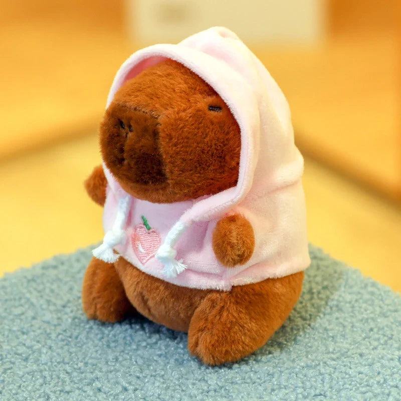 Capybara Plush Keychain | Cartoon Bag Pendant and Car Keyring