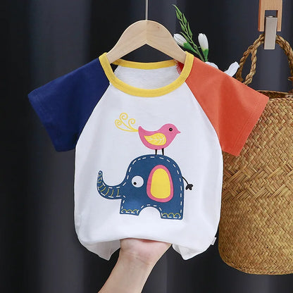 Kids Cotton Graphic Tee | Summer Unisex T-Shirt for Babies and Toddlers