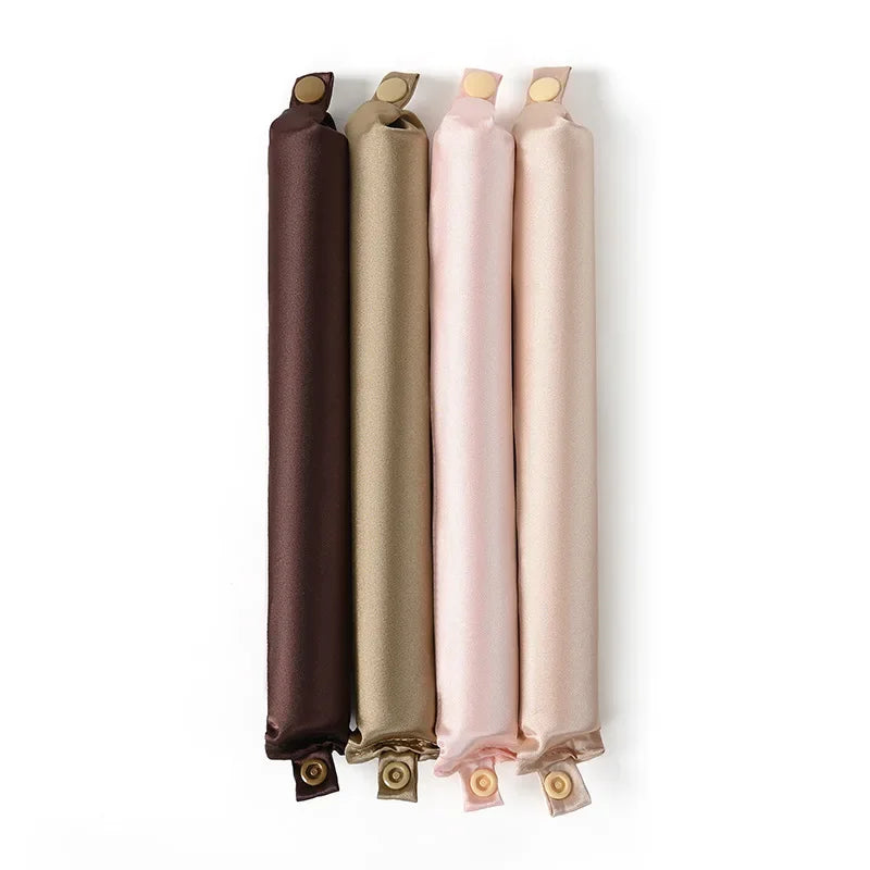 Satin Heatless Hair Curlers | Overnight Flexi Rods for Soft, No-Heat Curls
