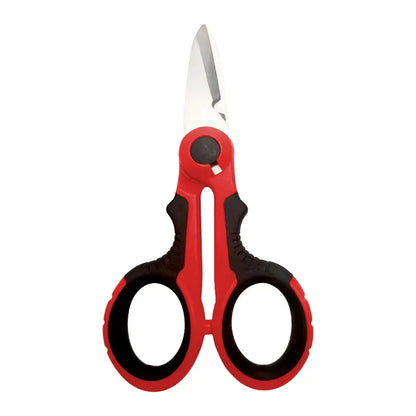 Professional Electrician Scissors | Heavy Duty Wire Stripping Shears with Non-Slip Handle