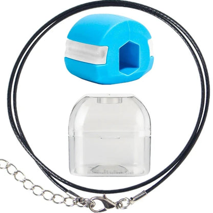 Jawline Exerciser with Storage Box | Silicone Chew Bite Trainer for Facial Muscle Toning