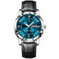 New Gifts Casual Business Diamond Clock Men Luxury Watch Automatic Watches Mens Fashion Quartz Wristwatches Gold Reloj Hombre