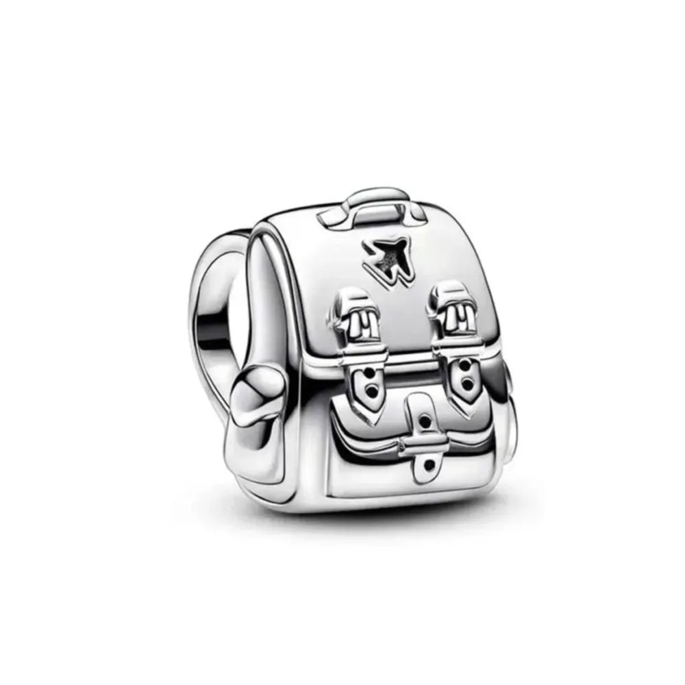 Hot Selling Christmas Santa 925 Silver Charm Bead Fit European Bracelet Bangles Women Necklace Jewelry