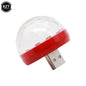 Mini USB LED Car Atmosphere Light | RGB Music Sound Control DJ Disco Lamp
