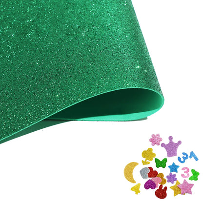 Glitter EVA Foam Sheet 40x60cm | Self-Adhesive Sparkly Foam Paper for DIY Crafts and Decor