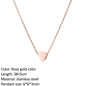 SUNIBI Fashion Stainless Steel Necklace for Woman Personality Infinity Cross Pendant Gold Color Necklaces on Neck Women Jewelry