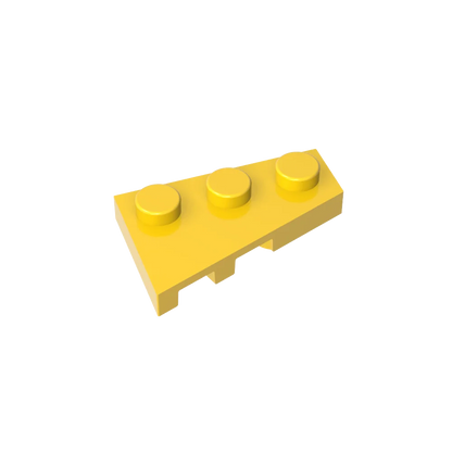 Gobricks GDS-547 Wedge Plate 3 x 2 Right | Compatible Building Block for DIY Creations