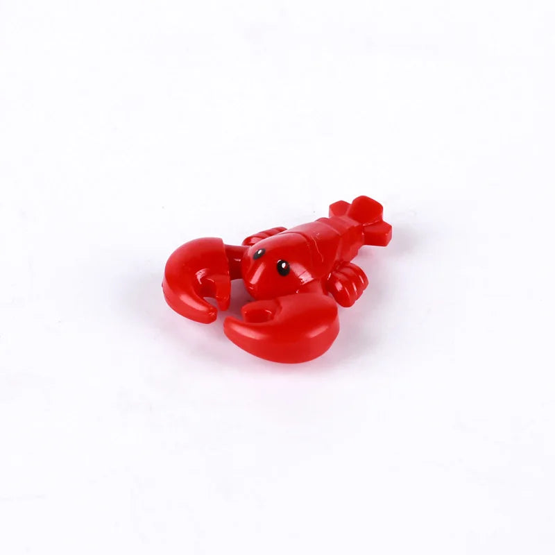 Marine Animal Building Blocks Set | Crocodile Whale Shark Octopus Snake Dinosaur Toys