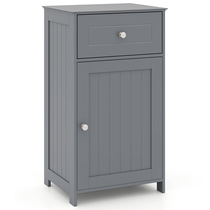Single Door Bathroom Cabinet with Adjustable Shelf and Drawer