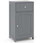 Single Door Bathroom Cabinet with Adjustable Shelf and Drawer