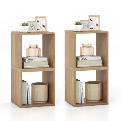 Cube Storage Organizer Set of 2 for Living Room Bedroom Study