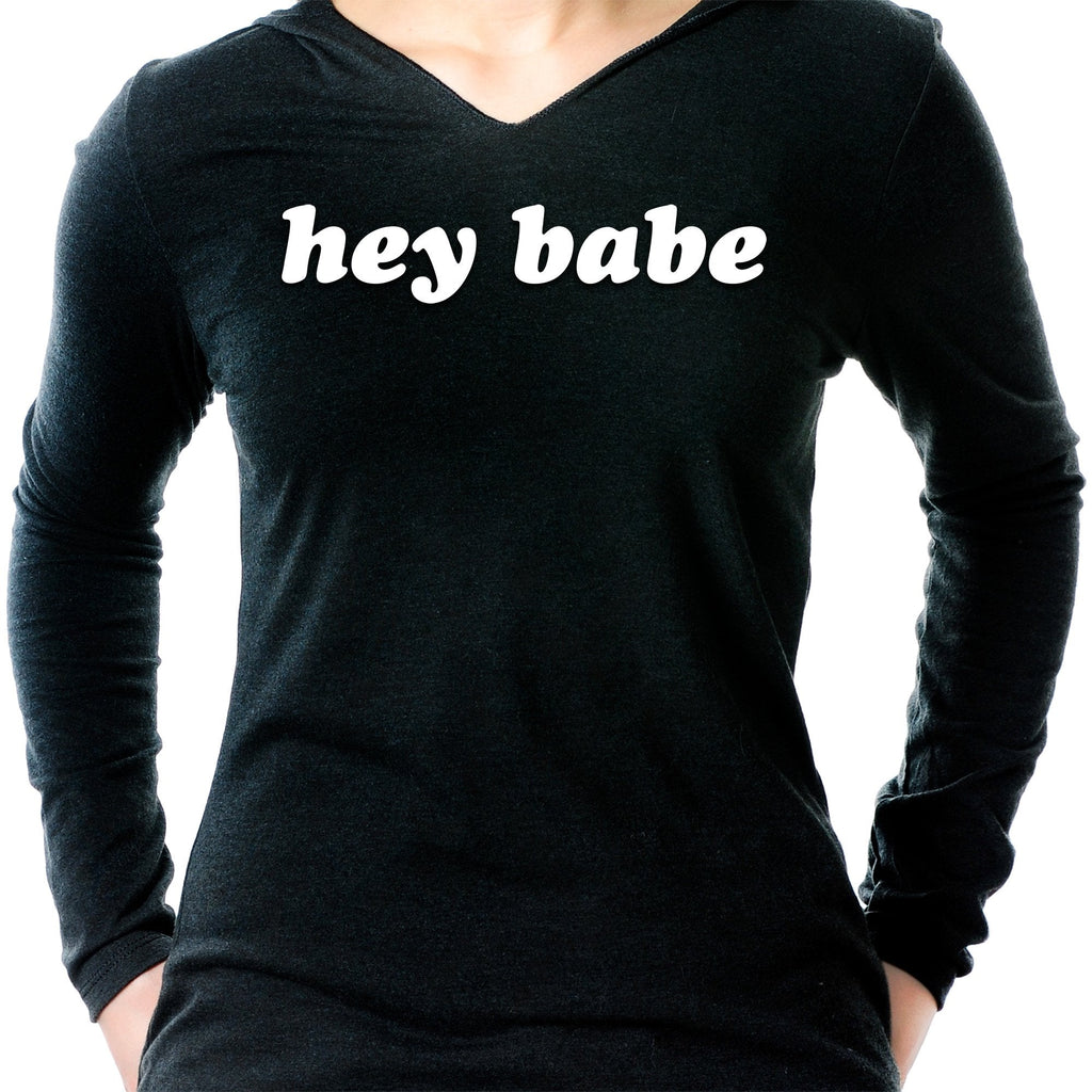 Hey Babe Tapered Long Sleeve Hoodie