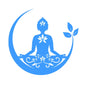 Buddha Chakra Peace Love Good Vibes Vinyl Sticker | Zentangle Mandala Laptop Decal