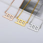 Vintage 111 444 555 666 777 888 999 Angel Number Necklace For Women Stainless Steel Chains Collar Choker Goth Aesthetic Jewelry