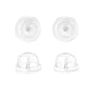 Universal EZback Earring Backs Soft Clear Silicone