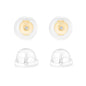 Universal EZback Earring Backs Soft Clear Silicone