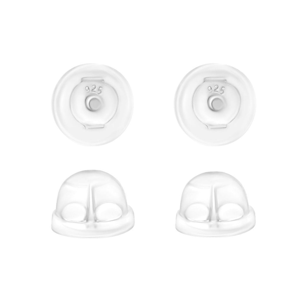 Universal EZback Earring Backs Soft Clear Silicone