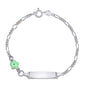 UNICORNJ Sterling Silver 925 Childrens Bracelet with Enamel Charm Italy