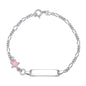 UNICORNJ Sterling Silver 925 Childrens Bracelet with Enamel Charm Italy