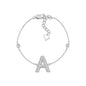 Initial Bracelet in Sterling Silver