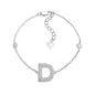 Initial Bracelet in Sterling Silver