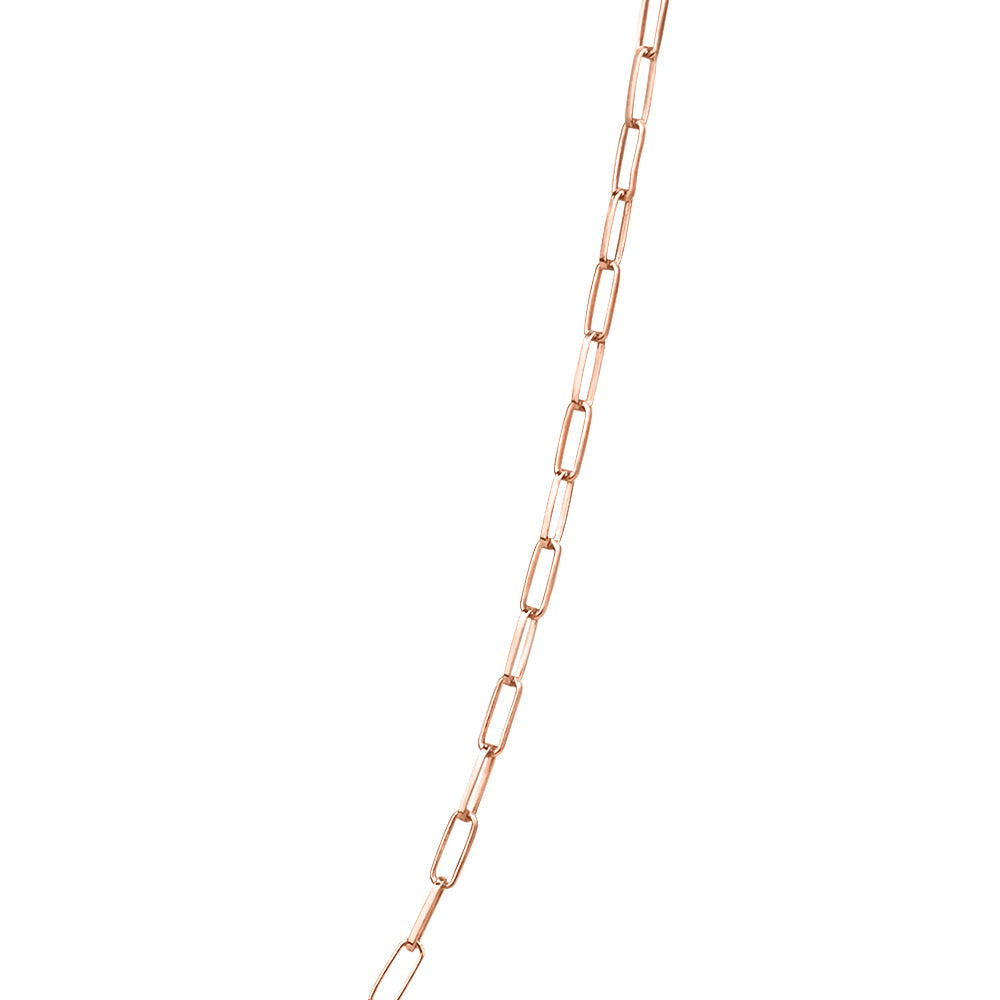 Paperclip Chain Sterling Silver for Women and Girls Made in Italy