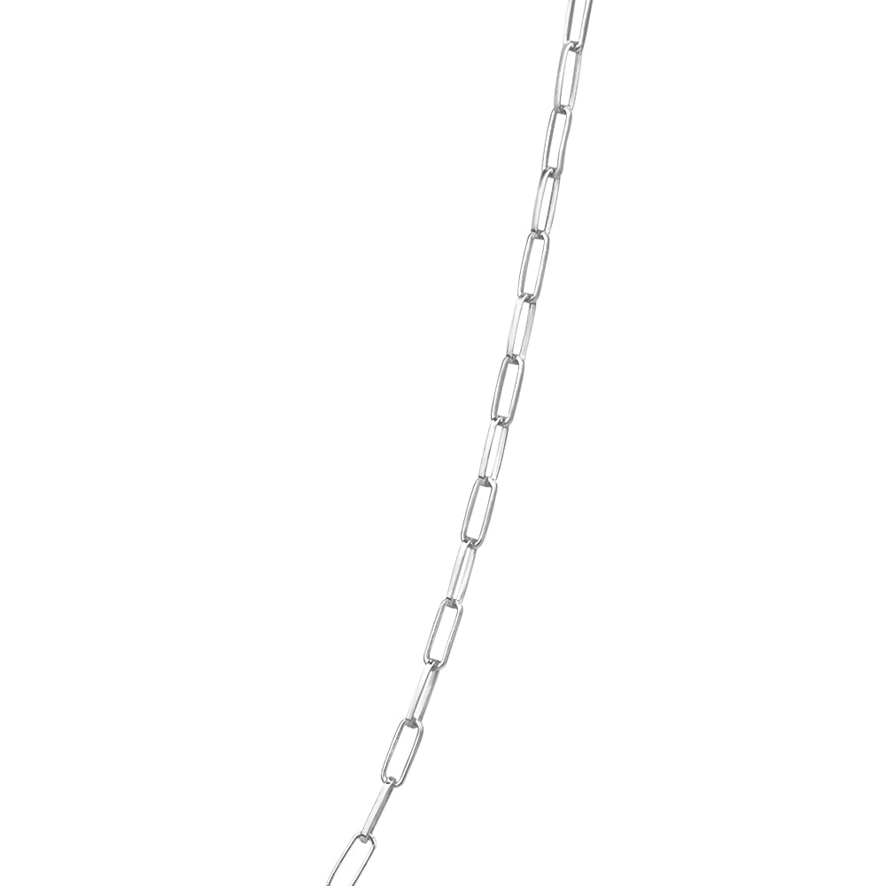 Paperclip Chain Sterling Silver for Women and Girls Made in Italy