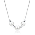 Pearl Necklace Pendant Necklace in 14k White Gold