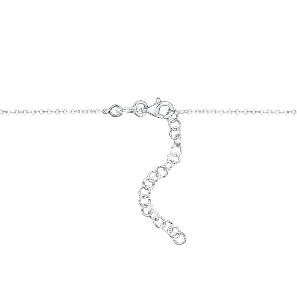 Sterling Silver Multiple Mini Discs Necklace flat Cable Chain 20"