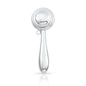 UNICORNJ Sterling Silver Keepsake Baby Rattle Victorian Style Round Personalized with Engraved Initials or Name | Complete with Gift Box | Gift for Baby | Made in Italy