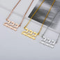 Vintage 111 444 555 666 777 888 999 Angel Number Necklace For Women Stainless Steel Chains Collar Choker Goth Aesthetic Jewelry