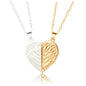 2Pcs Magnetic Heart Couple Necklace For Women Valentine's Day Chain