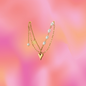 Layered Titanium Pearl Heart Necklace
