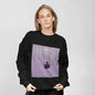 Purple Logo Sweatshirt - Soft Loose Fit Women's Top | Femstylo
