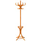Wood Standing Hat Coat Rack with Umbrella Stand