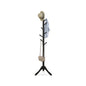 Adjustable Wooden Tree Coat Rack with 8 Hooks