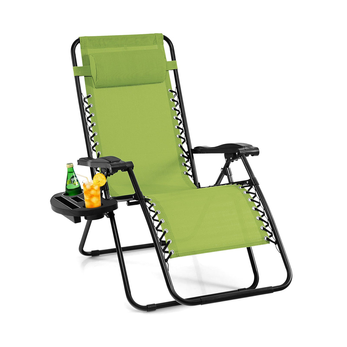 Outdoor Folding Zero Gravity Reclining Lounge Chair