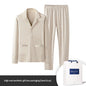 Jacquard Plaid AutumnWinter Mens Pajama Set