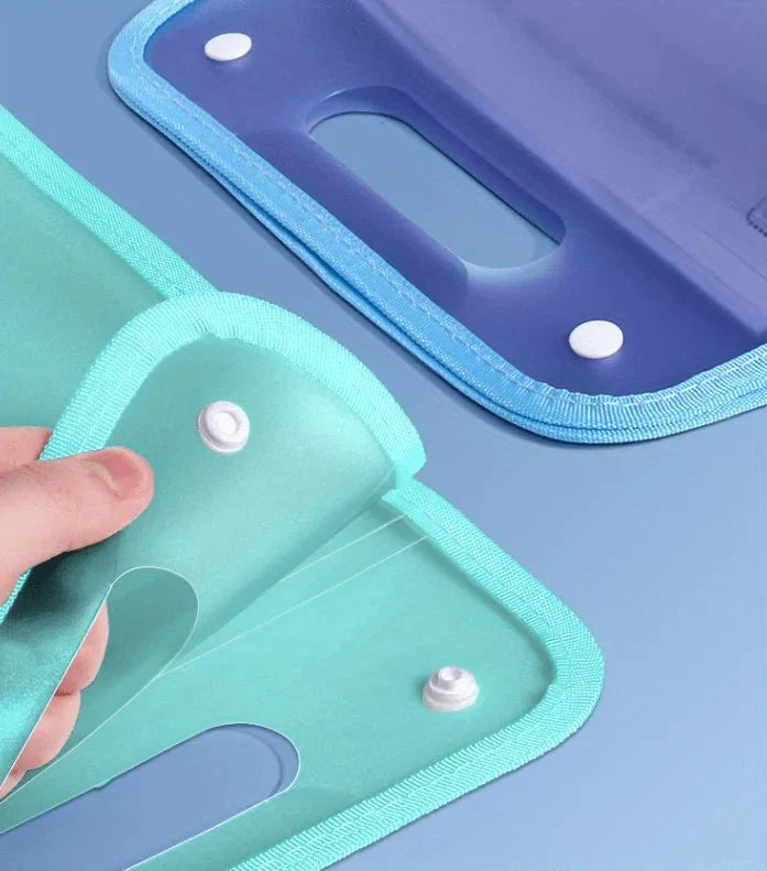 A4 Macaron Vertical Binding File Bag | 13-Cell Portable Accordion Organizer