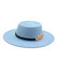 Retro AutumnWinter Wide-Brimmed Wool Jazz Hat