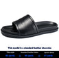 Men's Genuine Leather Outdoor Non-slip Summer Slippers