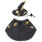 Halloween Print Wizard Cloak Suit Pet Dog Cat Hat Suit