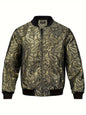 Mens Stylish Trendy Jacket With A Stand-up Collar