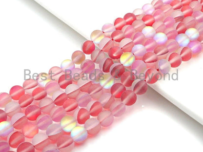 Matte Red Spectrolite Aura Quartz Matte, High Quality in Rou
