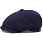 Mens British-Style Retro Casual Octagonal Cap
